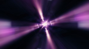 Download Abstract VJ Loop center flare light with purple light effect tunnel for free