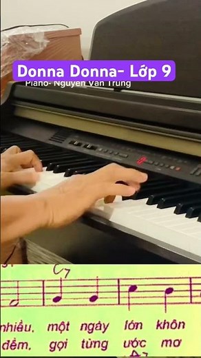 Donna Donna- Lớp 9|SGK kết nối tri thức #piano