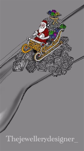 VISHONU on Instagram: "Don’t even dare to think that the design was produced just through a prompt, here’s the entire process for you to understand how much effort does it takes to create such thing, already people started asking in my Dm“konsa Ai software use kia hai” hence for them I have put this video 🤣🤣🤣 “Bhai !sab kuch Ai nahi karta hai “. #DesignerJewellery #JewelleryIllustration #JewelleryConcept #jewellerysketch #merrychristmaseveryone"