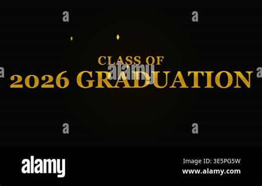 Graduation ceremony for class 2026 Stock Video Footage - Alamy