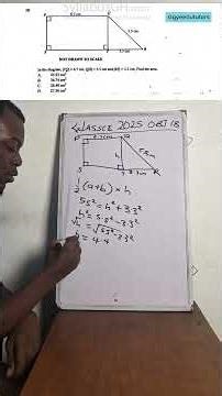 WASSCE 2025 OBJ question 18 solution breakdown. #mensuration