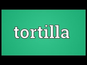 Tortilla Meaning
