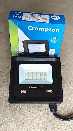 Crompton Gleam 30 Watt Outcdoor WaterProof LED Flood Light | Crompton 30 Watt | Cool Day Light 6500K