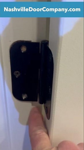 How to fix a squeaky hinge with shims not oil