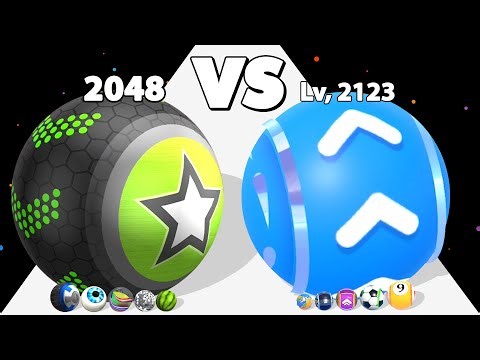 GOING BALLS /vs LEVEL UP BALLS - Ball Run 2048! ✦ Satisfying Mobile Games! ASMR Gameplay Android iOS