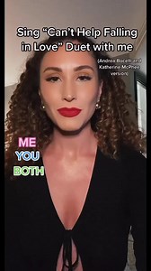 I just had my final performance on tour with Andrea Bocelli and I wanted to create a duet of the song we sing together every night! I love this arrangement and I hope you’ll sing with me!🥰❤️ Duet me on TikTok (Lorenallredofficial) singing “Can’t Help Falling in Love”, the @andreabocelliofficial and @katharinefoster version ✨I’ll repost my favorites! Can’t wait to hear your sweet voices!! | Loren Allred