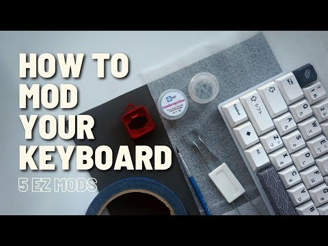 5 Easy Mods for Your Keyboard | feat. Garuda Gear GG68B and KTT Kang White