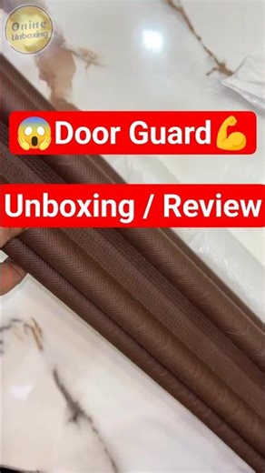 😱Review Door Guard UNBOXING Bottom Sealing Strip Gap Filling For Stop Insect, Noise, Light & Dust