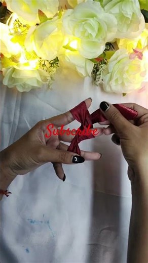 DIY easy bow🎀#short#craft#video##