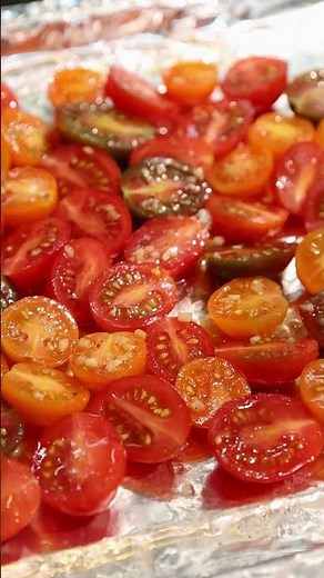 The EASIEST cherry tomato recipe this season! 🍯🍅