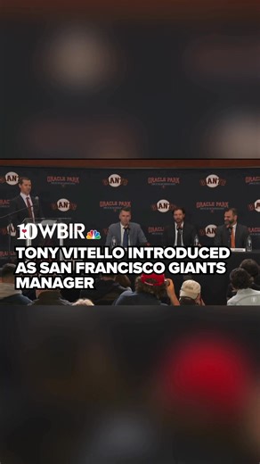 Former Tennessee baseball coach Tony Vitello was introduced as the San Francisco Giants' 40th field manager today. | WBIR Channel 10