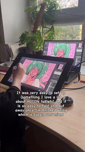 My HUION Kamvas Pro 16 V2 review 💓 #huion #kamvaspro16v2