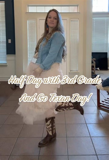 Celebrating Go Texan Day with 3rd Graders