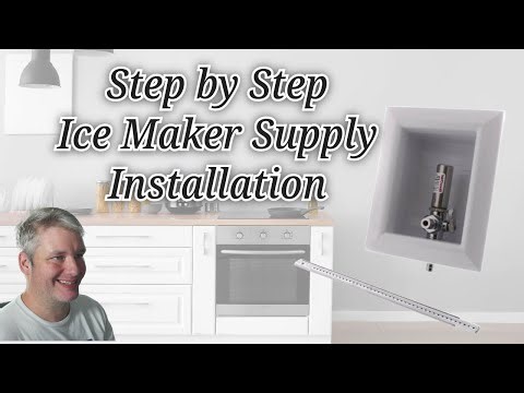 Step by Step Ice Maker Supply Installation #Plumbing #carpentry #howto #doityourself #remodel
