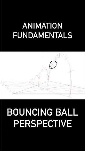 Animation Fundamentals: Bouncing Ball Perspective #animation #art