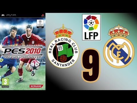 Racing de Santander - Real Madrid PES 2010 PSP Jornada 9 Liga Master