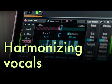 How to harmonize your vocals with Auto Shift