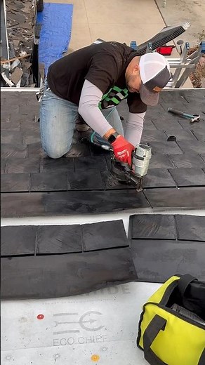 Installing our Euroshield roofing system in Colorado. #fyp #install #construction #roofing #content