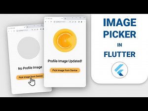 📱💻 Pick Images from Device Storage using Image Picker package in Flutter.