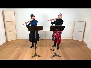 Georg Philipp Telemann (1681-1767), Duet for two flutes A Major TWV 40:105, (1727)