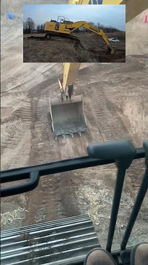 How to Operate an Excavator - Hill Descent | #Shorts