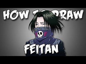Draw Feitan From Hunter X Hunter - Quick Simple Easy How To Steps For Beginners フェイタン