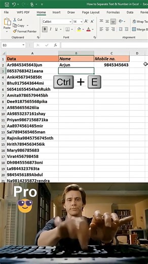 Separate Number & Text in Excel 🔥 | Pro Formula Trick!
