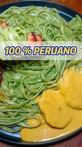 8K views · 145 reactions | Tallarín verde un plato 100 % peruano. #reelsviralシ #viralpost2025 #tendencia2025 #mexico #cocinacasera #chile #Bolivia #brasil #cooking #gastronomiaperuana #parati #peru #perú #usa #EEUU | Miki Vargas | Facebook