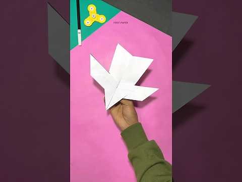 How to Make a Fast and Far Flying Paper Plane 🤩