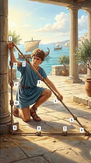 The 12-Knot Rope Trick: Ancient Architecture Hack! 📐🏛️