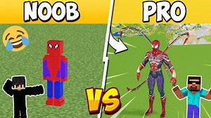 24K views · 866 reactions | Minecraft Noob Vs Pro: Spiderman Build Battle Challenge! | ProBoiz 95 | Facebook