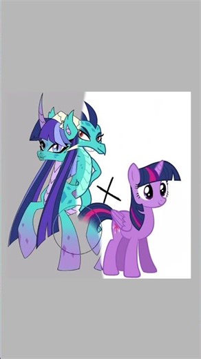 Ember + Twilight fusion!! Dragon pony! #mylittleponyfriendshipismagic #mlpfim #kpopdemonhunter