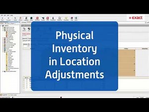 JobBOSS Tech Tip Tuesday: Physical Inventory in Location Adjustments