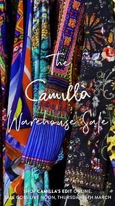 We set Camilla a challenge using treasures only available at our very first Online Warehouse Sale. Starts noon AEDT tomorrow, Thursday 26 March. Shop these rare pieces under Camilla’s Edit tab. Exclusive to AU customers only. https://bit.ly/3dtFC5m With love xx | Camilla