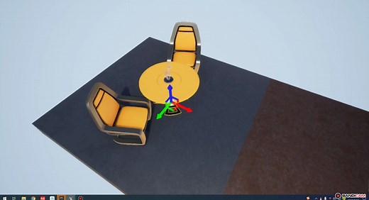 UE4 运行状态下，可以显示出移动，旋转，缩放轴的功能