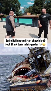 Eddie Hall's 40-Foot Shark Tank Tour with Brian Shaw