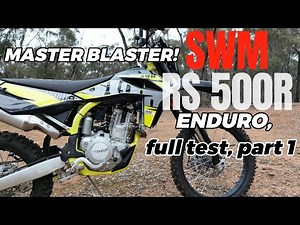 SWM RS500R Enduro Motorcycle Full On And Off Road Test And Adventure Riding Tour