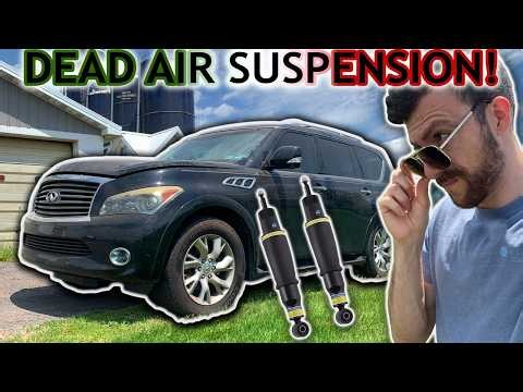 This Infiniti QX56 Air Suspension FAILED! How I Fixed It EASILY! WITH the Launch X431 Pro Elite