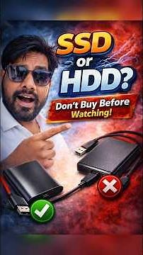 Difference Between SSD and HDD (External Hard Drive) | Full Easy Explanation