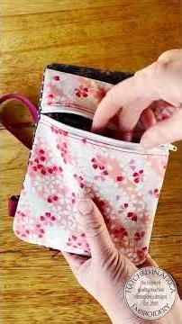 In the Hoop Crossbody Bag - Double Pocket Traveler Demo
