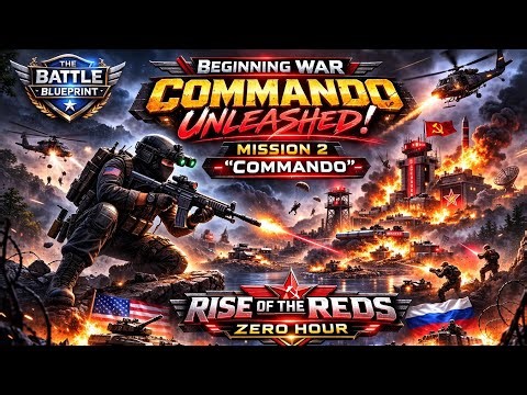 BEGINNING WAR – Mission 2: “Commando” | Rise of the Reds Mod | Zero Hour Campaign Gameplay