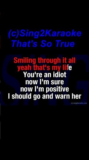 Gracie Abrams That's So True (Karaoke Version) Lyrics