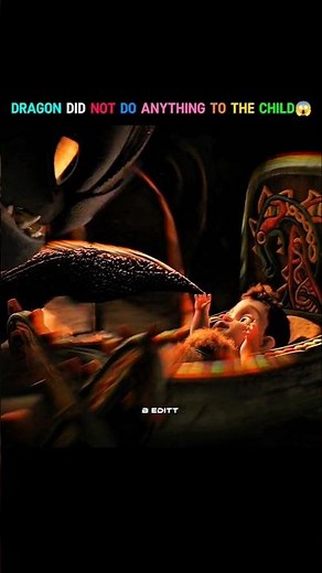 Dragon did not do anything to the child😱 | How to Train your Dragon 2 | #shorts #toothless #dragon