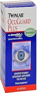 Twinlab Ocuguard Plus - Eye Supplement with Zinc, Vitamin A, C & D - 120 Veggie Capsules