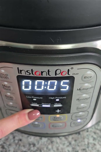 How To Set Zero Minute Pressure Cook Time On The Instant Pot? #shorts