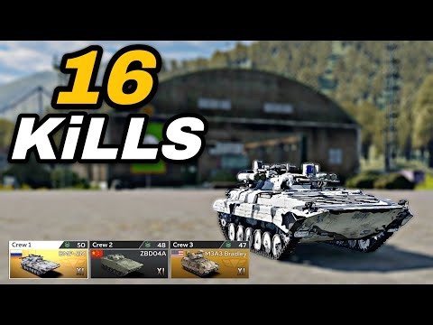 16 KILLS with BMP-2M SUPPORT Platoon in War Thunder Mobile