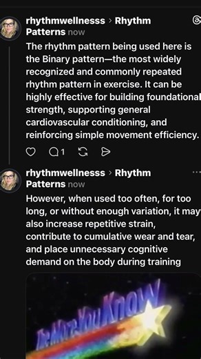 Rhythm patterns matter #rhythm #rhythmpatterns #exercisescience #polykinetics #fyp