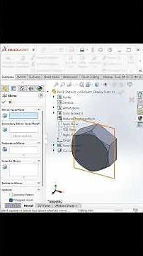 Nut in solid works