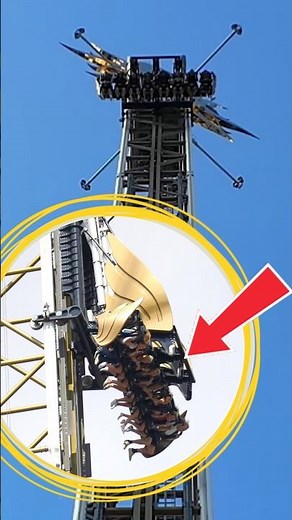 Drop facing DOWN! 😱 Swedish Tilting Drop Tower at Gruna Lund