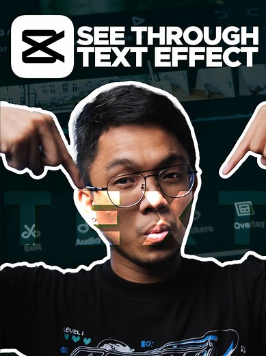 level up your videos and reels with this transparent text effect using just your smartphone and capcut mobile! #duekneel #capcut #capcuttutorial
